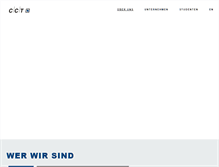 Tablet Screenshot of cct-ev.de